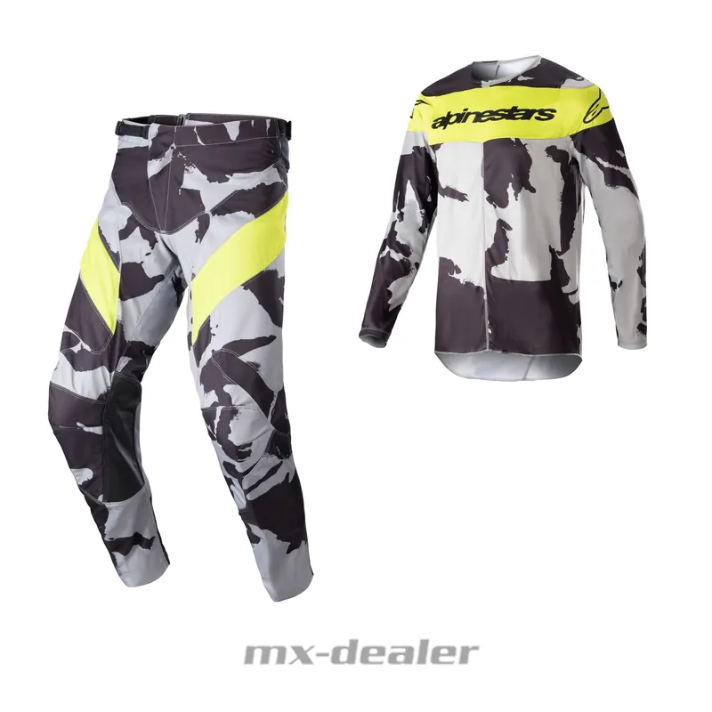 Alpinestars Racer Tactical Camo Gelb MX Enduro Motocross Combo 2023 Cross Hose Jersey US 40 / EU 56 XL Wochenendangebot