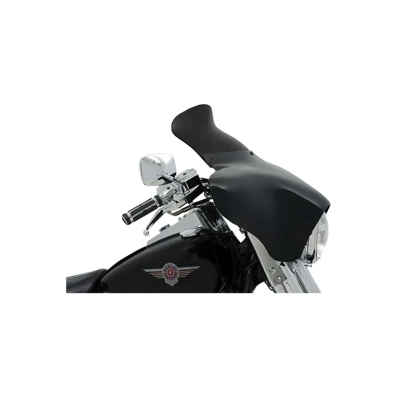 Expressversand Memphis Shades Spoiler Windschild Dark Black Smoke 9" für Batwing Verkleidung
