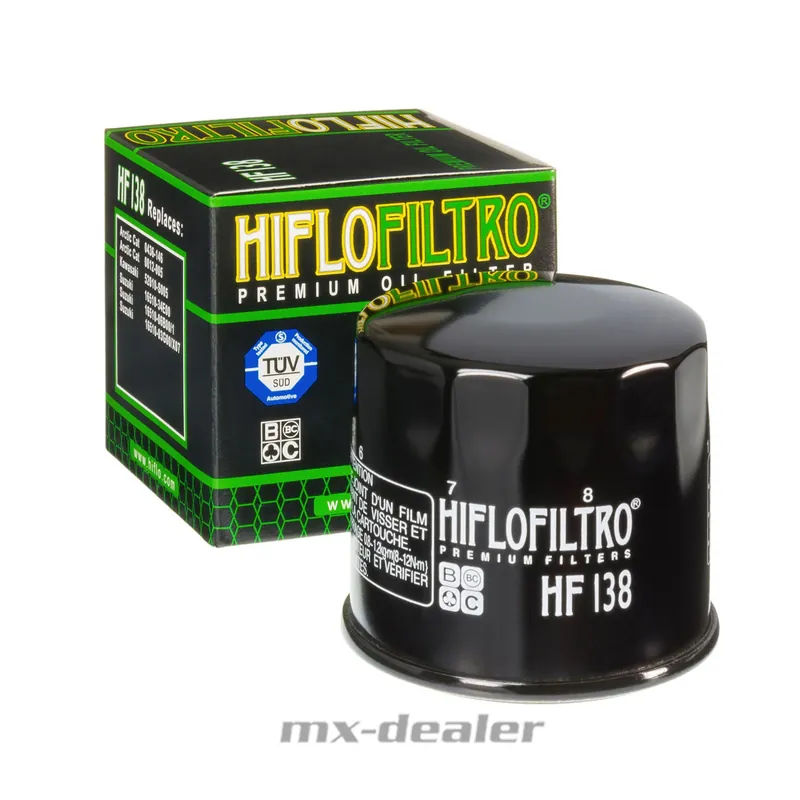 Angebot Ölfilter Hiflo HF138 Suzuki GSX-R 750 Baujahr 1988 bis 2021 Premium