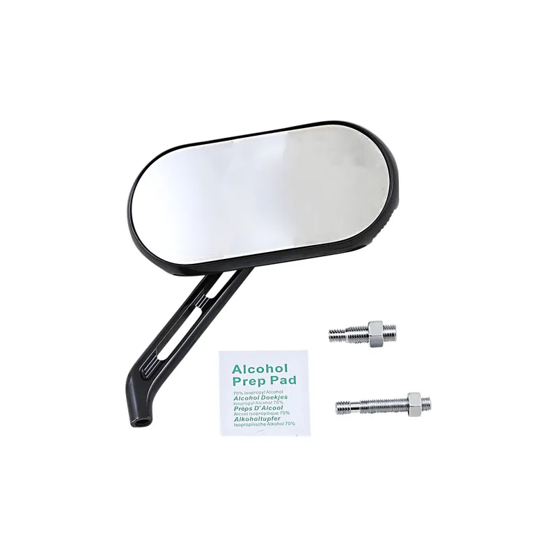 Abverkauf Arlen Ness Spiegel Sidekick oval schwarz glanz rechts 5,45 Zoll