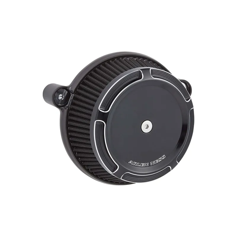 Wochenendangebot Arlen Ness Luftfilter Kit Big Sucker Beveled schwarz f. Harley M8 17–24