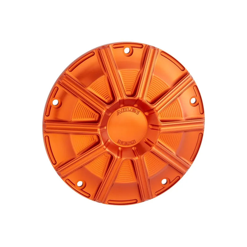 Knallerangebot Arlen Ness Derby Kupplungsdeckel 10-Gauge orange f. Harley Touring 16–24