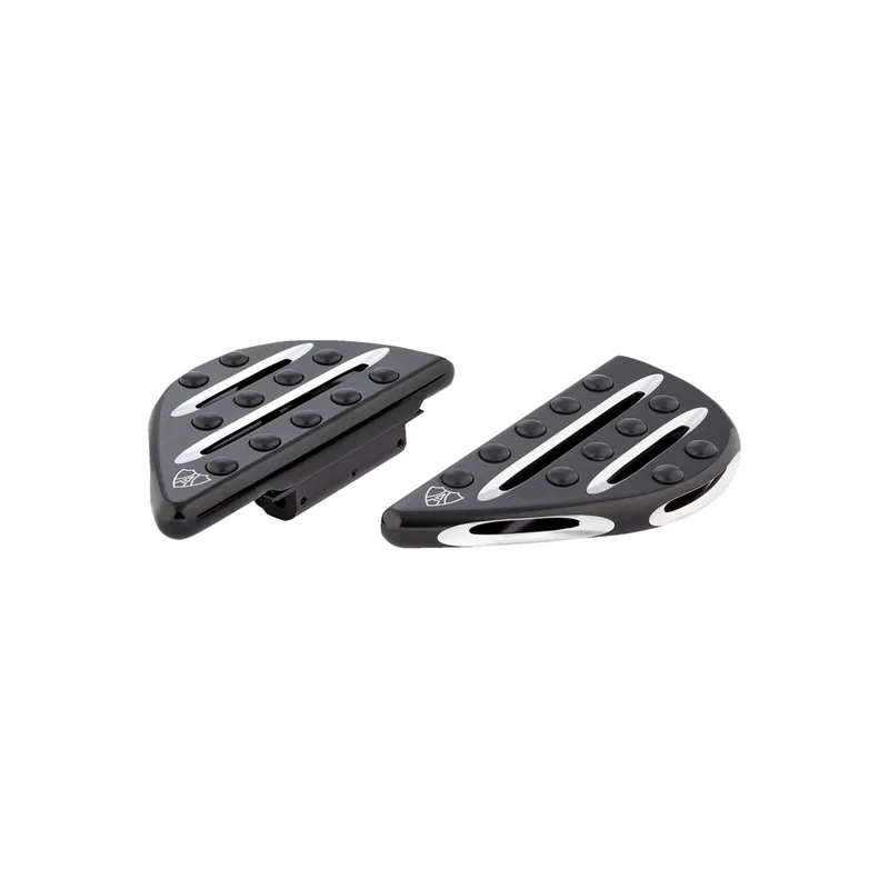 Arlen Ness Trittbretter Deep Cut schwarz Sozius f. Harley Modelle Solange Der Vorrat Reicht