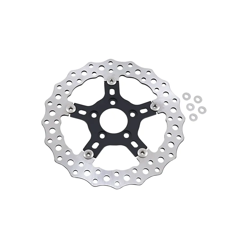 Highlight Arlen Ness Bremsscheibe Jagged 292 mm schw./silb. f. Harley Modelle 00–17