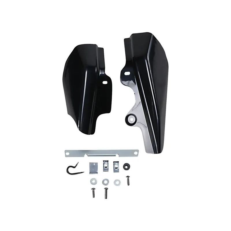 Kracherpreis Drag Specialties Rahmenmontierter Hitzeschutz Schwarz f. Harley 0526