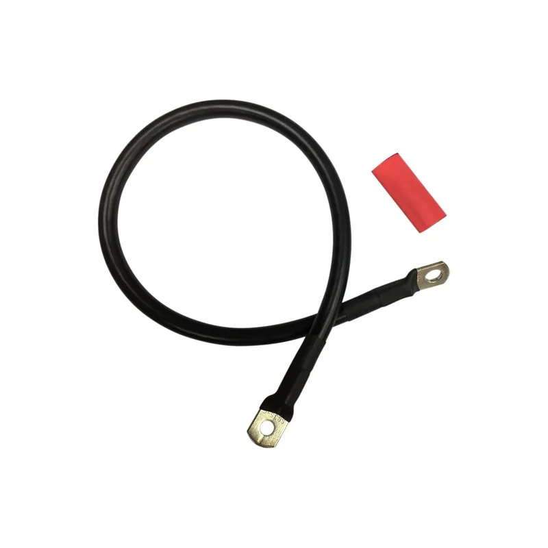 Drag Specialties Batteriekabel mit optionalem Schrumpfschlauch Schwarz 51 cm Meistverkauft