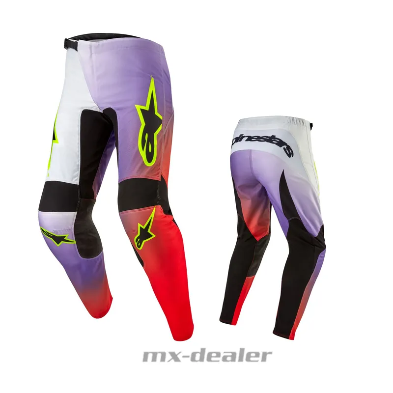 Top-Seller Alpinestars Fluid Lucent Weiß Rot Gelb Crosshose MX Motocross Enduro Cross Hose US 32 / EU 48