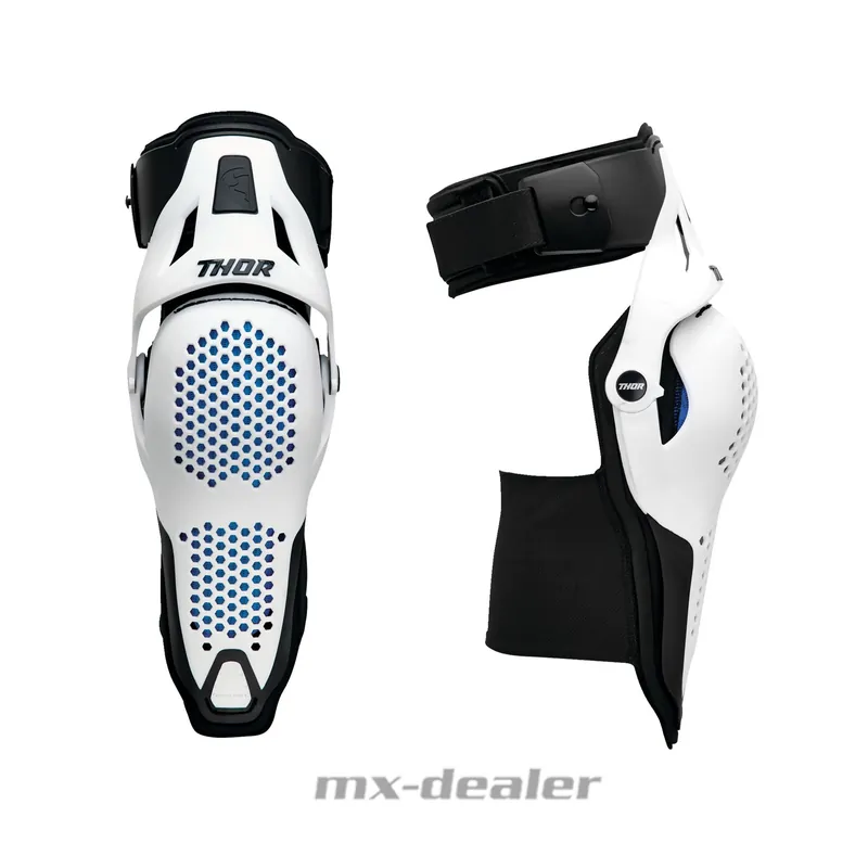 Kracherpreis Thor MX Knieschützer Kneeguard Sentinel Weiß Motocross Enduro Supermoto S/ M