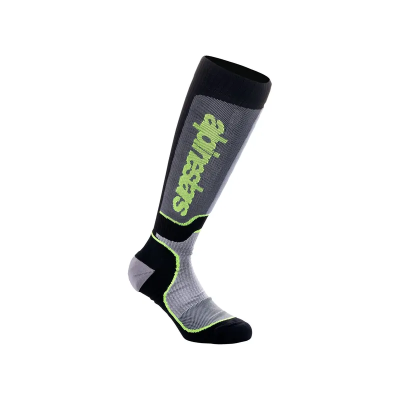 Heißes Angebot Socken MX PLUS BLK/GY/YLW M