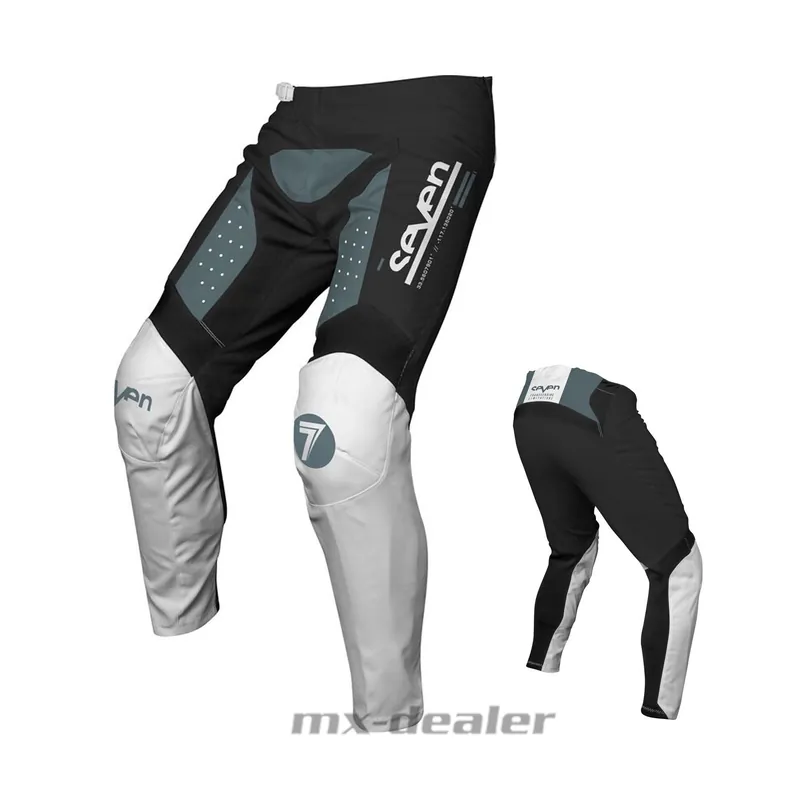 Echt Seven MX VOX Aperture Grau Schwarz 2024 Motocross Enduro Cross Hose Crosshose US 36 / EU 52