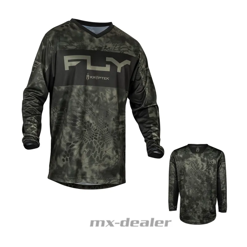 Fly Racing MX F-16 Kryptek Motocross Jersey Enduro Cross Quad Supermoto L Mega-Angebot