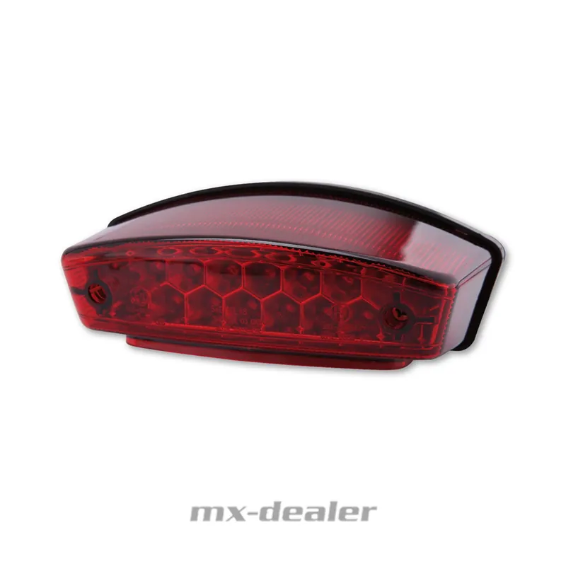 Finale Aktion HIGHSIDER LED Rücklicht Monster Rotes Glas mit E Prüzeichen
