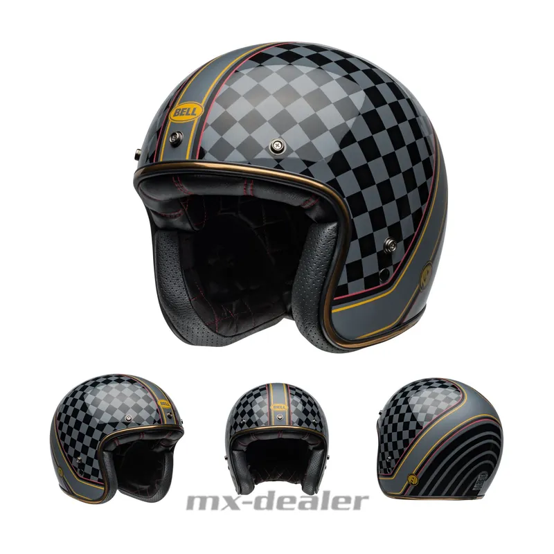 Super-Preis BELL Helmets Jethelm Custom 500 Helm RSD Wreakers Matt Glanz Schwarz Gold XL (61-62cm)