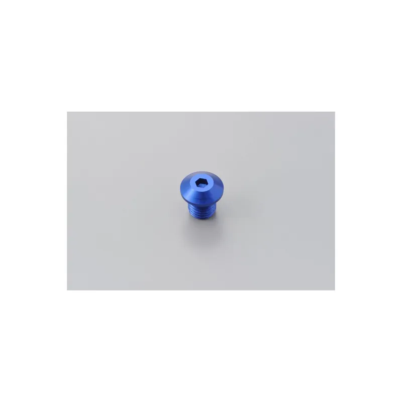 DAYTONA Abdeckschraube Alu CNC blau eloxiert f. Spiegelgewinde M10 x P1.25 Linksgewinde Garantierte Lieferung