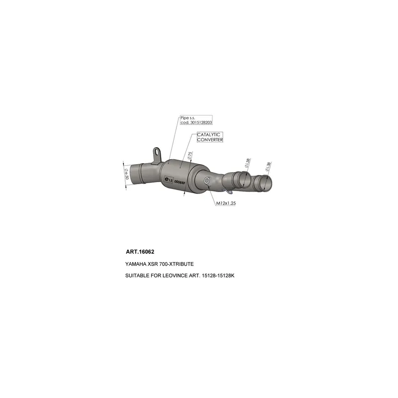 Garantierte Lieferung LEOVINCE - Catalytic Converter