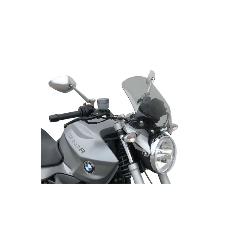 WRS Windschild Intermedio getönt f. BMW R1200R 06–14 mit ABE Finale Aktion