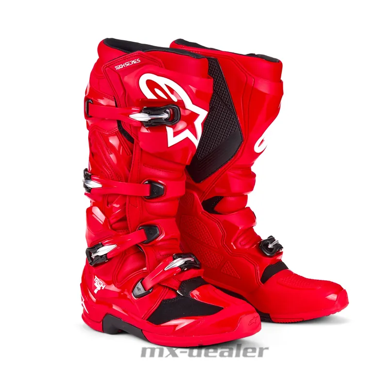 Finale Aktion Alpinestars Tech 7 EVO Bright Rot Stiefel MX Motocross Enduro Cross Stiefel US 13 / EU 48