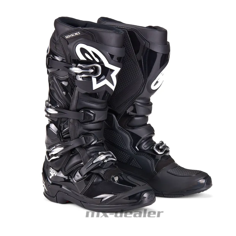Alpinestars Tech 7 EVO Schwarz Stiefel MX Motocross Enduro Cross Stiefel US 10 / EU 44,5 Versand Am Gleichen Tag