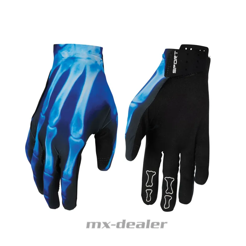 Angebot Thor Sportmode X Ray Handschuhe Blau MX Motocross Enduro Quad BMX MTB Downhill M (9)