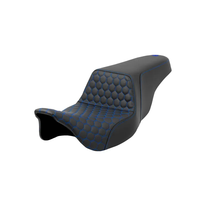 Saddlemen Sitzbank Step Up Blue Honey f. Harley Touring Modelle 08-23 Must-Have