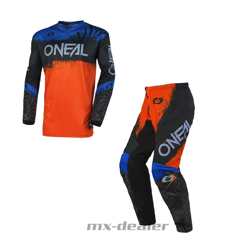 Saisonangebot O‘Neal Element V.25 Shocker Schwarz Orange Cross Hose Jersey MX Motocross Enduro Combo US 36 / EU 52 XL