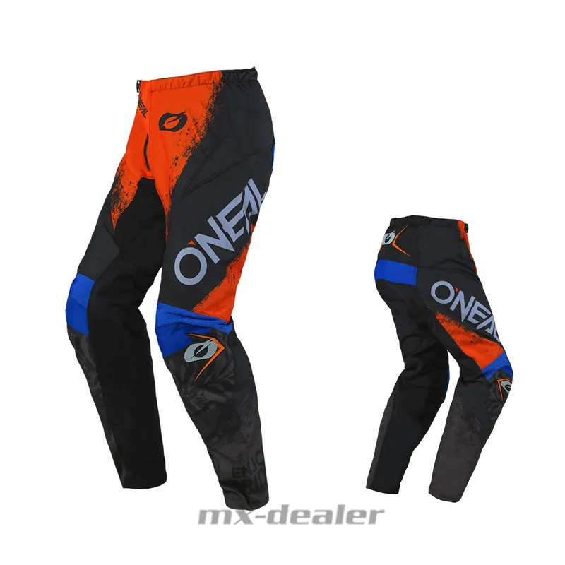 Finale Aktion O´Neal Element Crosshose Shocker V.25 Schwarz Orange MX Hose Enduro Quad Motocross
