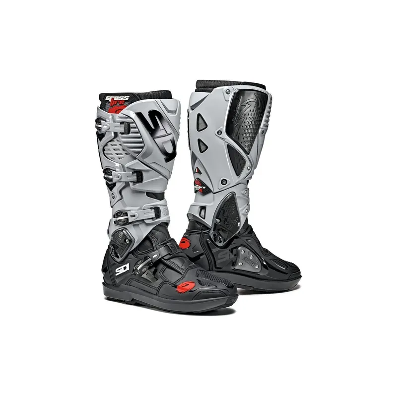 Finale Aktion SIDI Crossfire 3 SRS Motocross MX Stiefel Crossstiefel Schwarz Grau Enduro 44