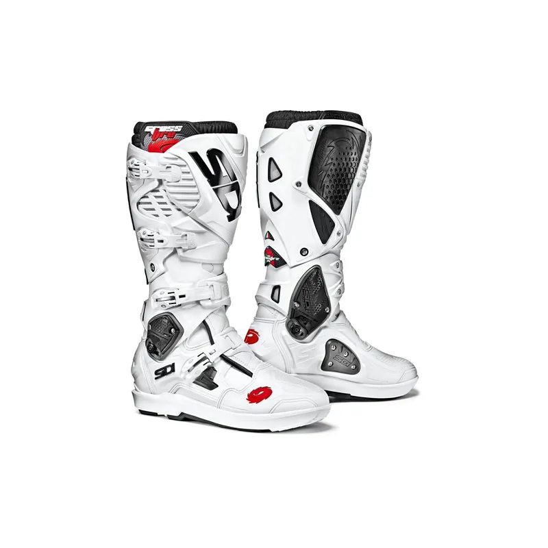 Günstig SIDI Crossfire 3 SRS Motocross MX Stiefel Crossstiefel Weiß Enduro 45