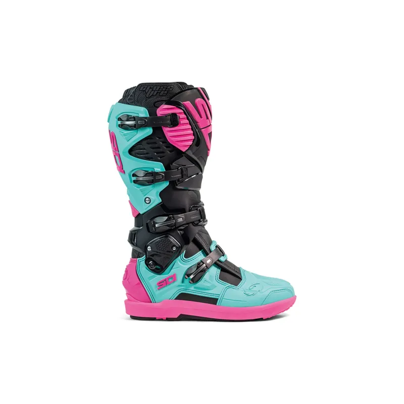 Begrenztes Angebot SIDI Crossfire 3 SRS Motocross MX Stiefel Crossstiefel Mint Pink Enduro