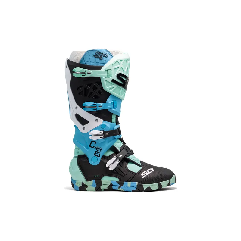 Nur Heute SIDI Crossair X Motocross MX Stiefel Crossstiefel Messy Cyan Enduro