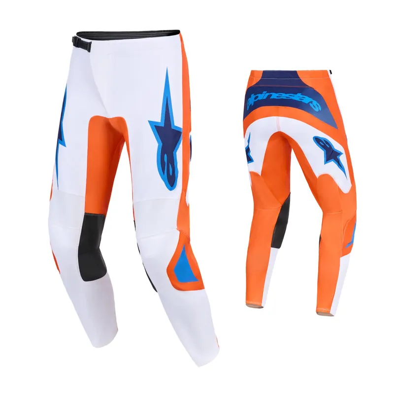 Alpinestars Fluid Grid Orange Blau Crosshose MX Motocross Enduro Cross Hose US 38 / EU 54 Aktuell