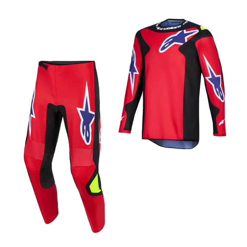 Alpinestars Fluid Grid Rot Schwarz MX Motocross Enduro Combo Cross Hose Jersey US 38 / EU 54 XXL Meistverkauft