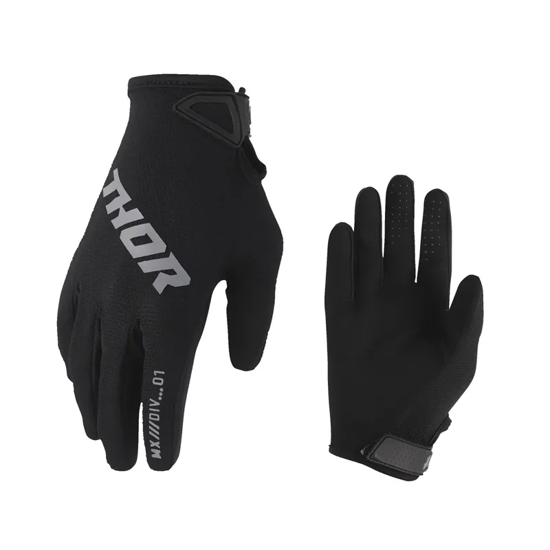 Thor Ridemode Static Schwarz Handschuhe MX Motocross Enduro Quad BMX MTB Downhill Preisknaller