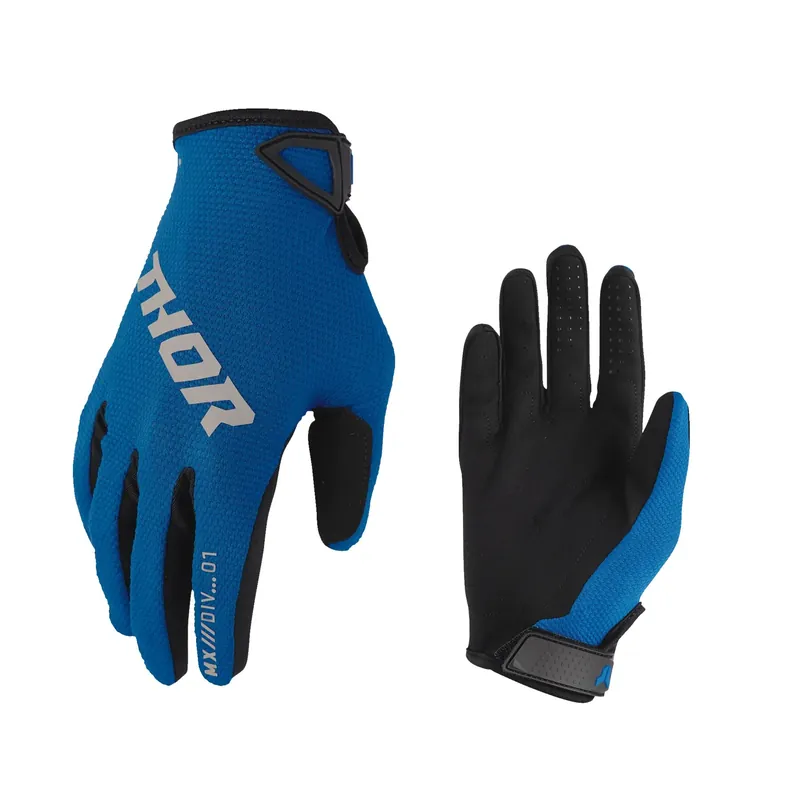 Thor Ridemode Static Blau Handschuhe MX Motocross Enduro Quad BMX MTB Downhill XXL (12) Billig