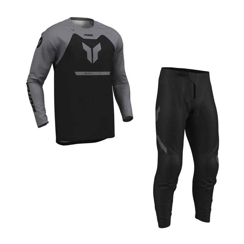 Thor MX Ridemode Menace Schwarz Cross Jersey Hose Combo Motocross Enduro Quad US 40 / EU 56 XXXL Mega-Angebot