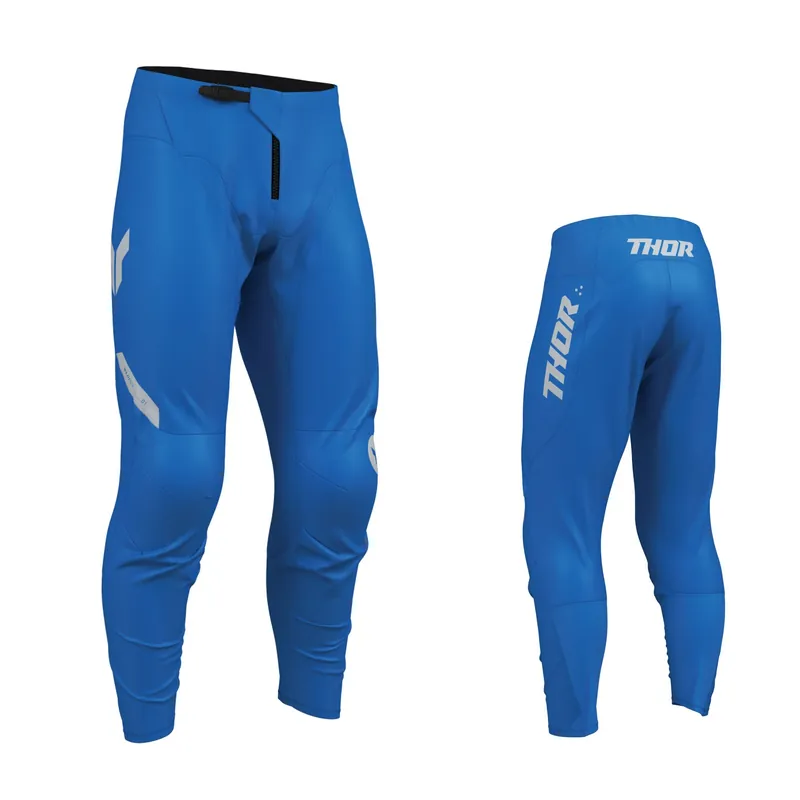Thor MX Kinder Youth Crosshose Ridemode Menace Blau Motocross Hose US 24 / EU 128 Sonderangebot