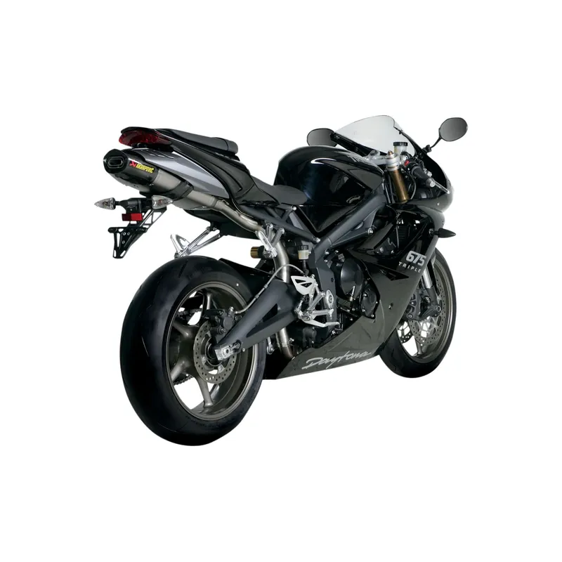 Akrapovic Slip-On Line Endschalldämpfer f. TRIUMPH DAYTONA 675 06-12 mit ABE Geprüft