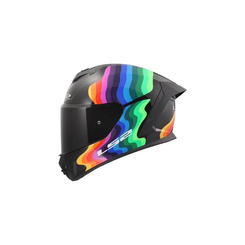LS2 Motorradhelm Rapid III Flow Schwarz Multi FF820 Integralhelm Race XXL (63-64cm) Preis Gesenkt