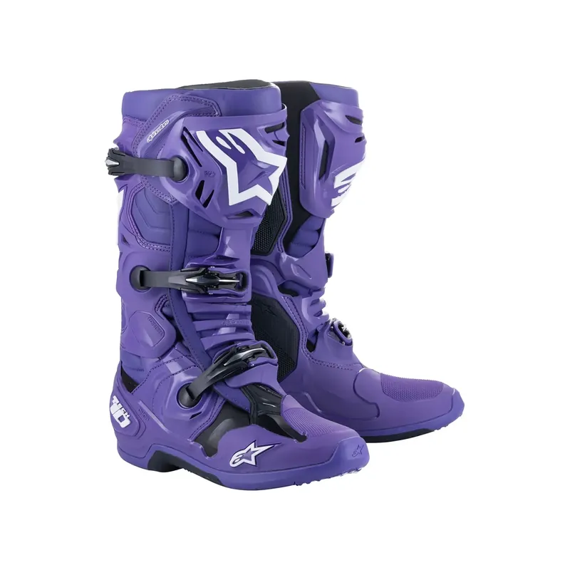 Highlight Alpinestars TECH 10 EVO MX Stiefel Lila DHCP Motocross US 13 / EU 48