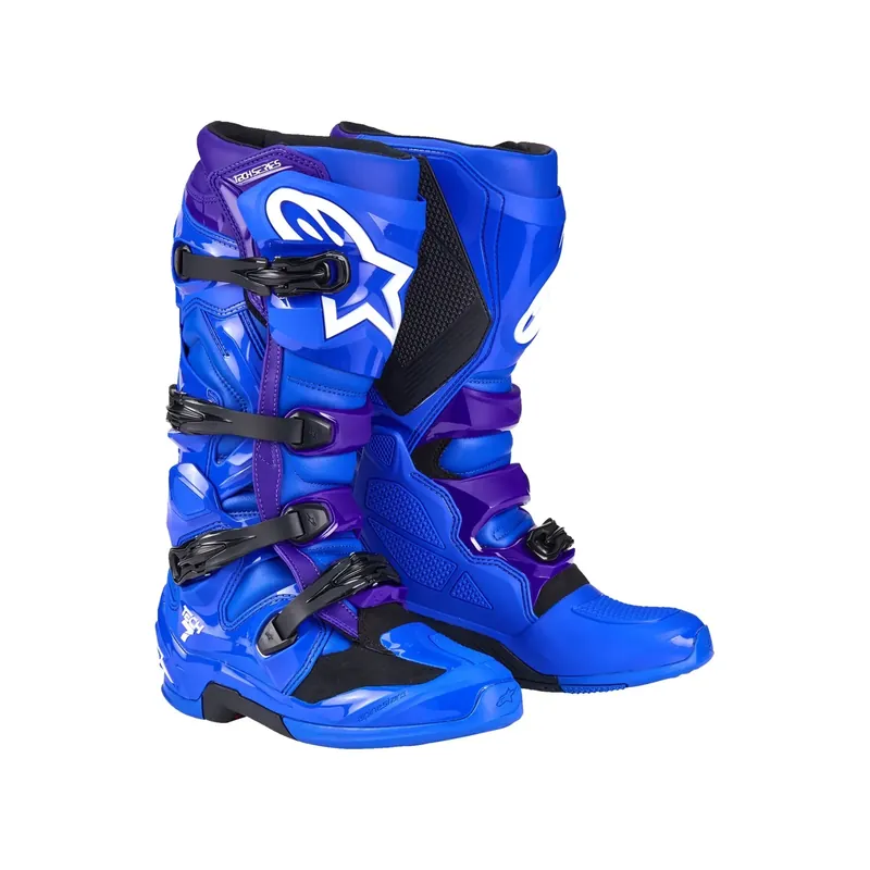 Alpinestars Tech 7 EVO Blau Stiefel MX Motocross Enduro Cross US 12 / EU 47 Mega-Angebot