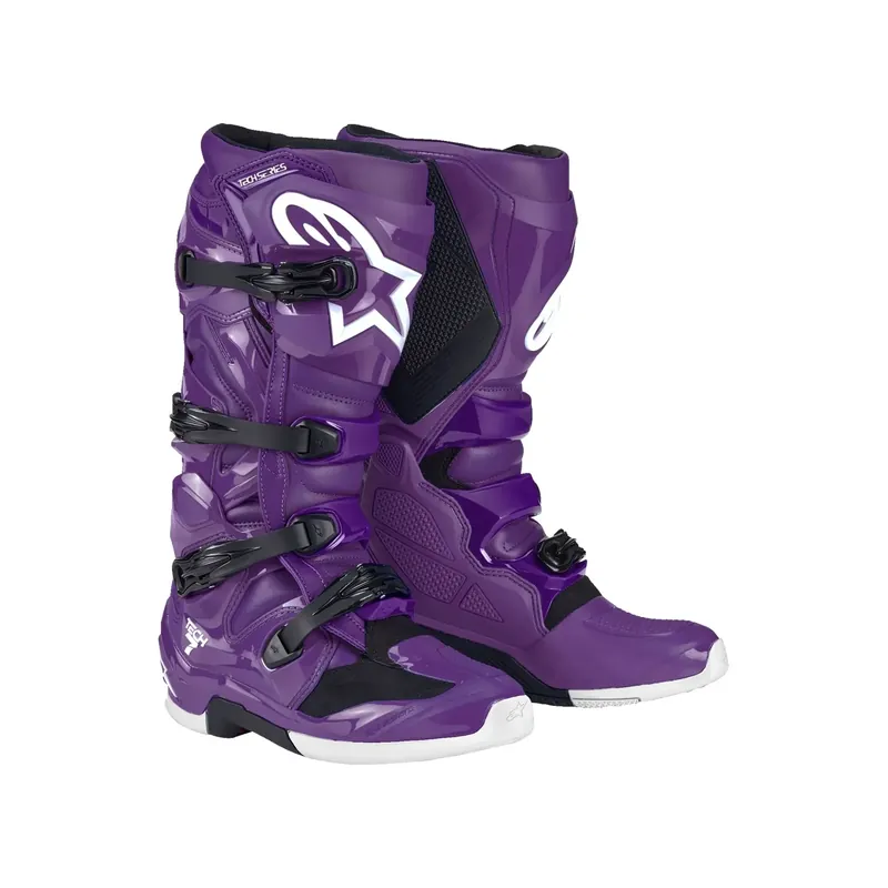 Alpinestars Tech 7 EVO Lila Stiefel MX Motocross Enduro Cross US 13 / EU 48 Aktuell