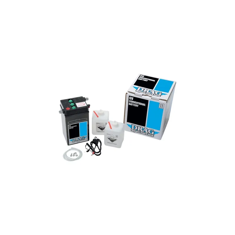 Drag Specialties Motorradbatterie 6V DRAG H-2 24AH Bleisäure Neue Ware