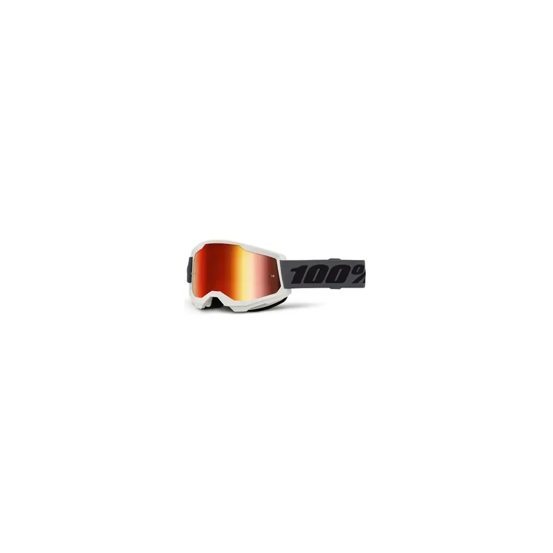 100 % Crossbrille Strata2 Grey EVO Gruppe Motocross Enduro Downhill MTB BMX DH verspiegelt Jetzt Bestellen