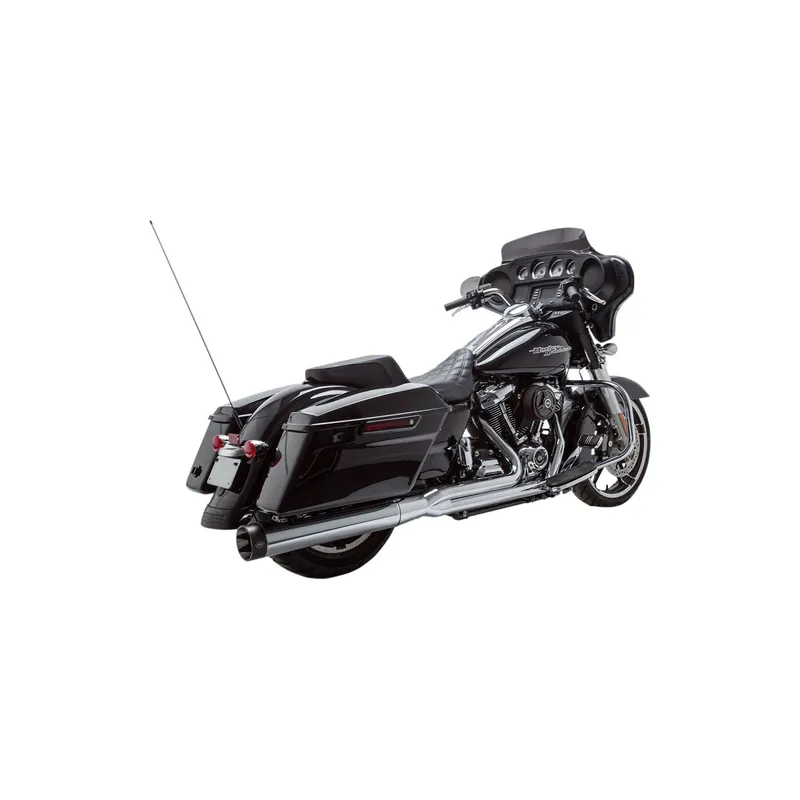 S&S Sidewinder Komplettanlage f. Harley Touring 17-25 chrom Solange Der Vorrat Reicht