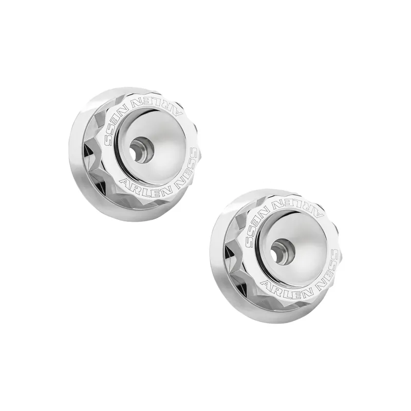 Neue Kollektion Arlen Ness Gabelmutter-Abdeckung chrom Paar