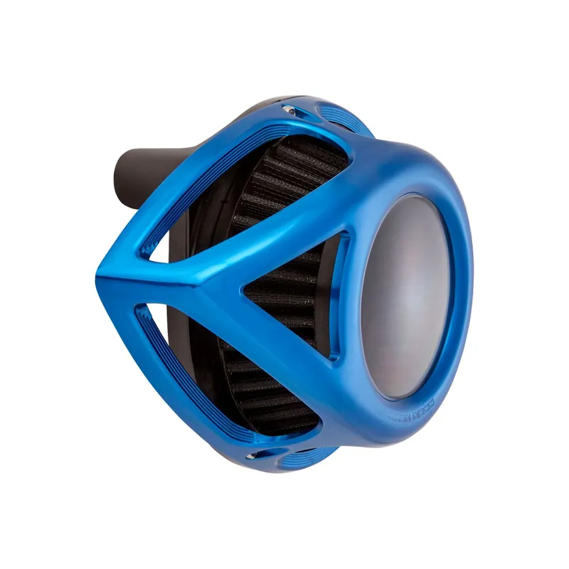 Arlen Ness Luftfilter Kit Clear Tear Breather blau f. Harley Touring 24–25 Preisknaller
