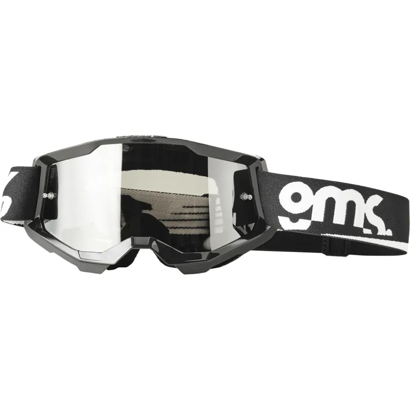 100 % Crossbrille Strata2 GMS Schwarz EVO verspiegelt Motocross Enduro Downhill MTB BMX DH Neue Kollektion