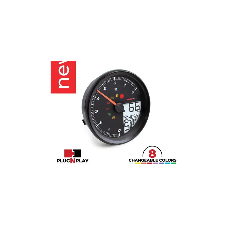 KOSO Kombiinstrument HD-05 f. Harley FLHR FLHRC 04–13 mit ABE Echt