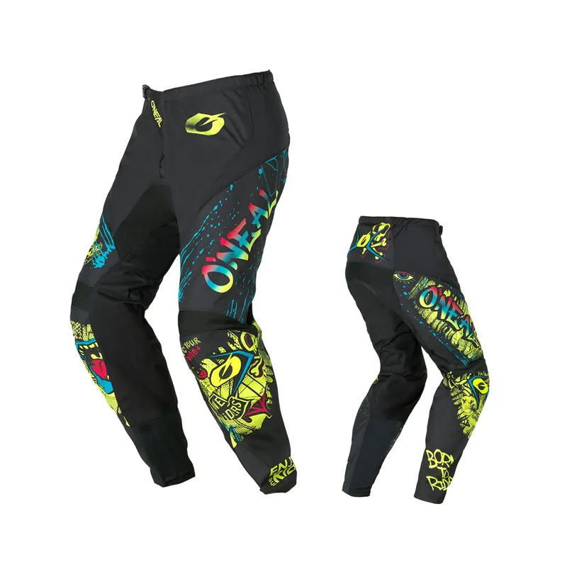 O‘Neal Element Crosshose KINDER Rancid schwarz neon MX Motocross Hose Nur Heute
