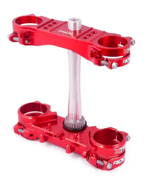 Sale Xtrig ROCS tech Gabelbrücke Honda CRF 450 21-26 / CRF 250 22-26, offset 22mm - rot